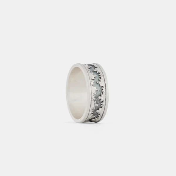 Silver Western Ring