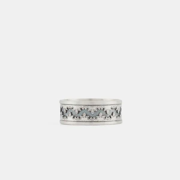 Silver Western Ring